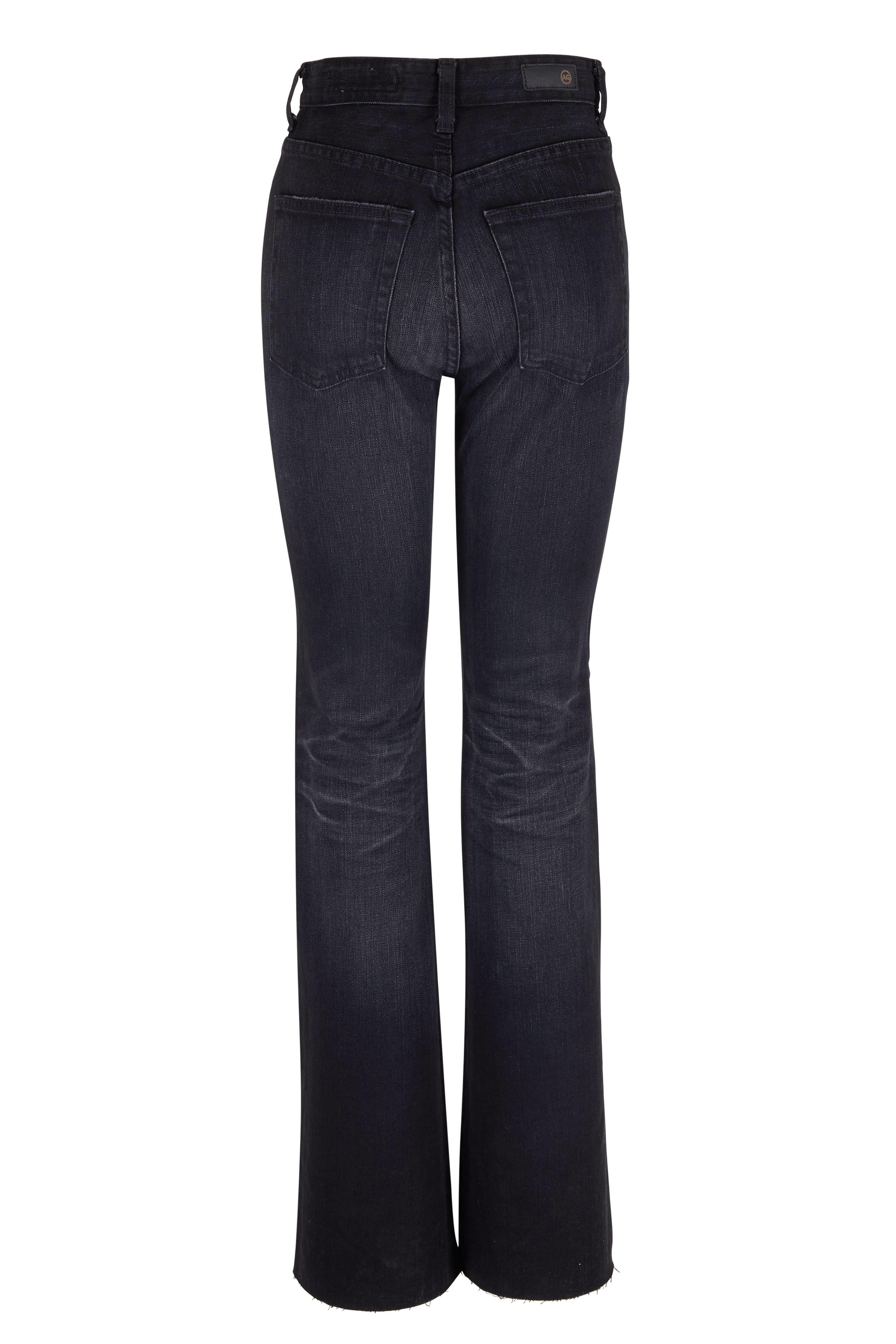 AG - Alexxis Washed Black High-Rise Vintage Boot Jean