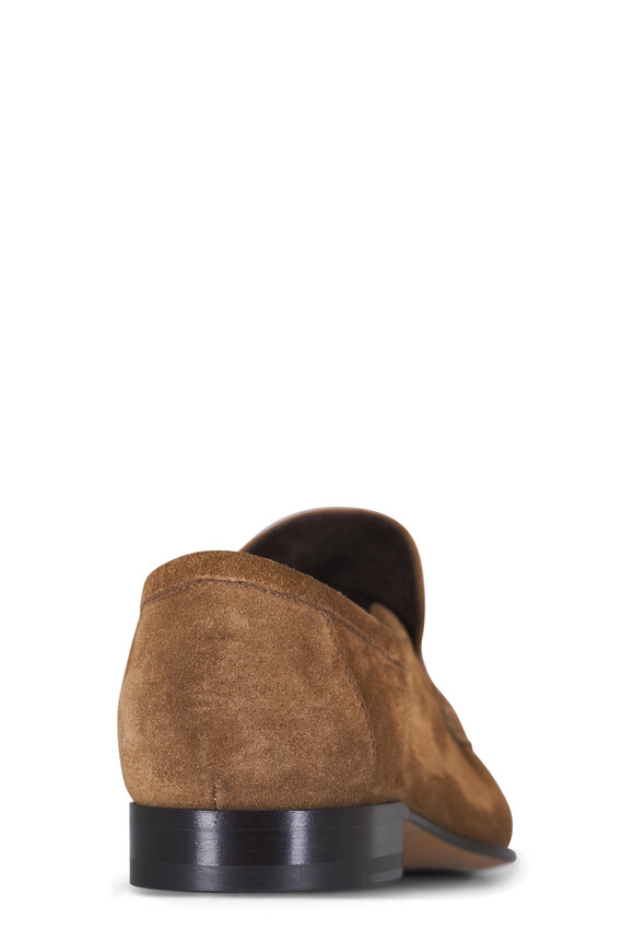 The Row Soft Moccasin Suede Loafer - view 3