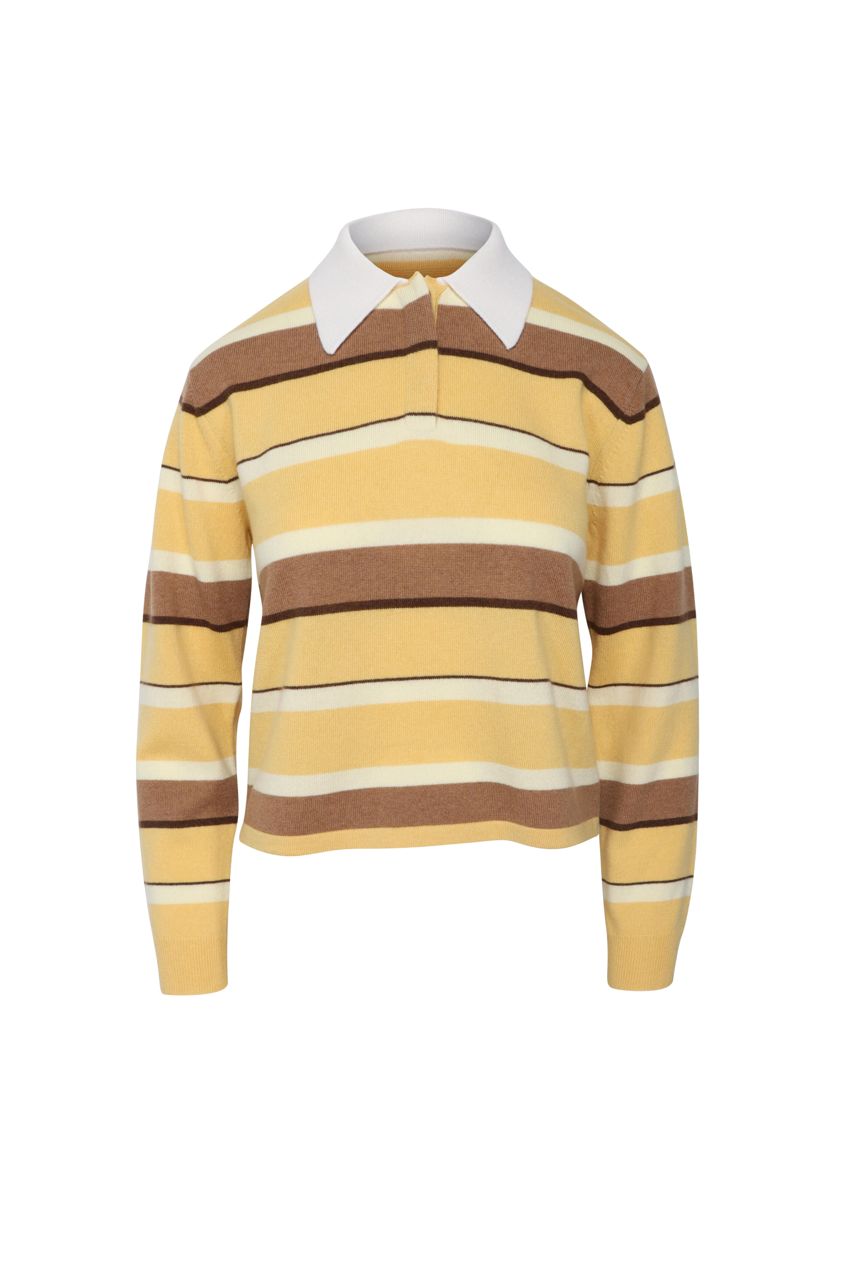 Guest in Residence - Rugby Sol Stripe Crop Sweater