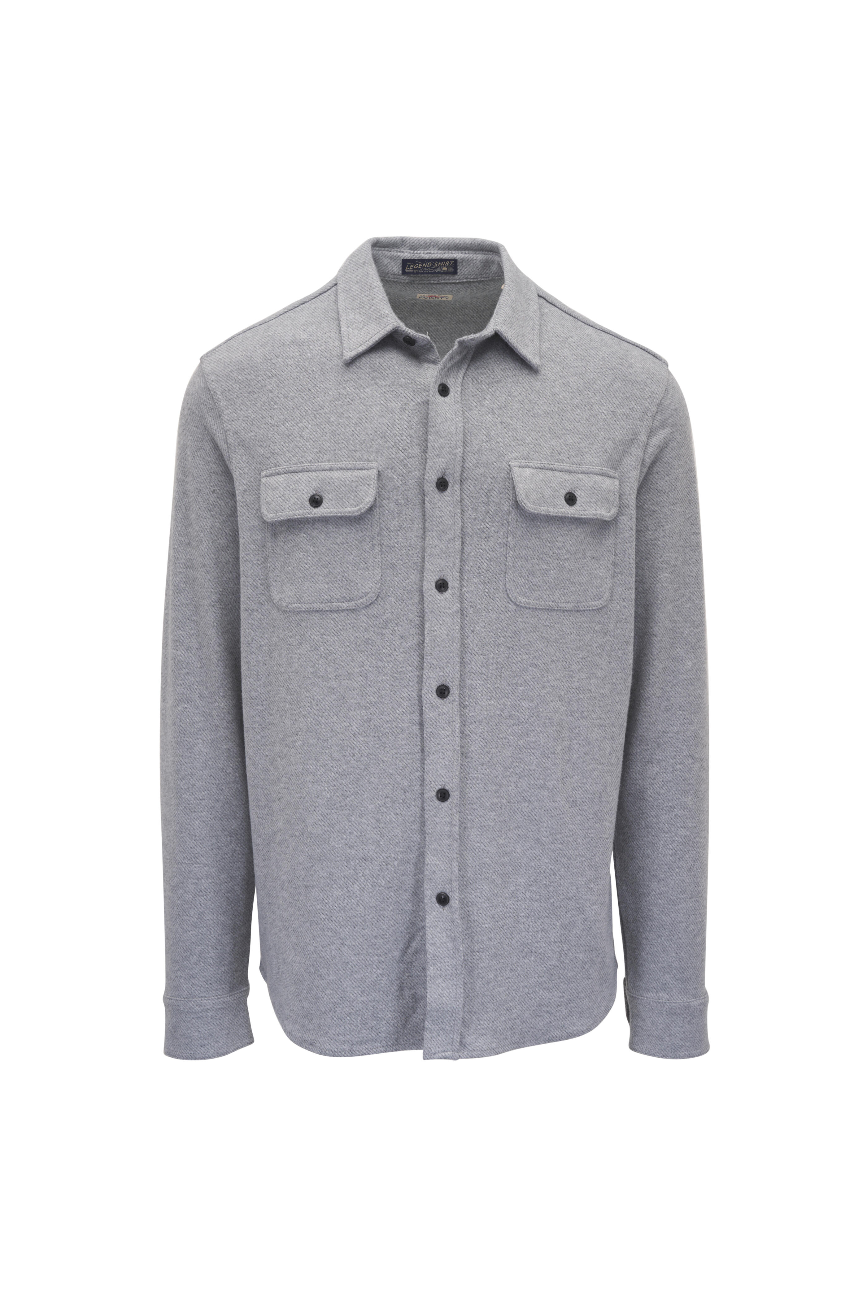 Faherty Brand - Legend™ Fossil Gray Sweater Shirt