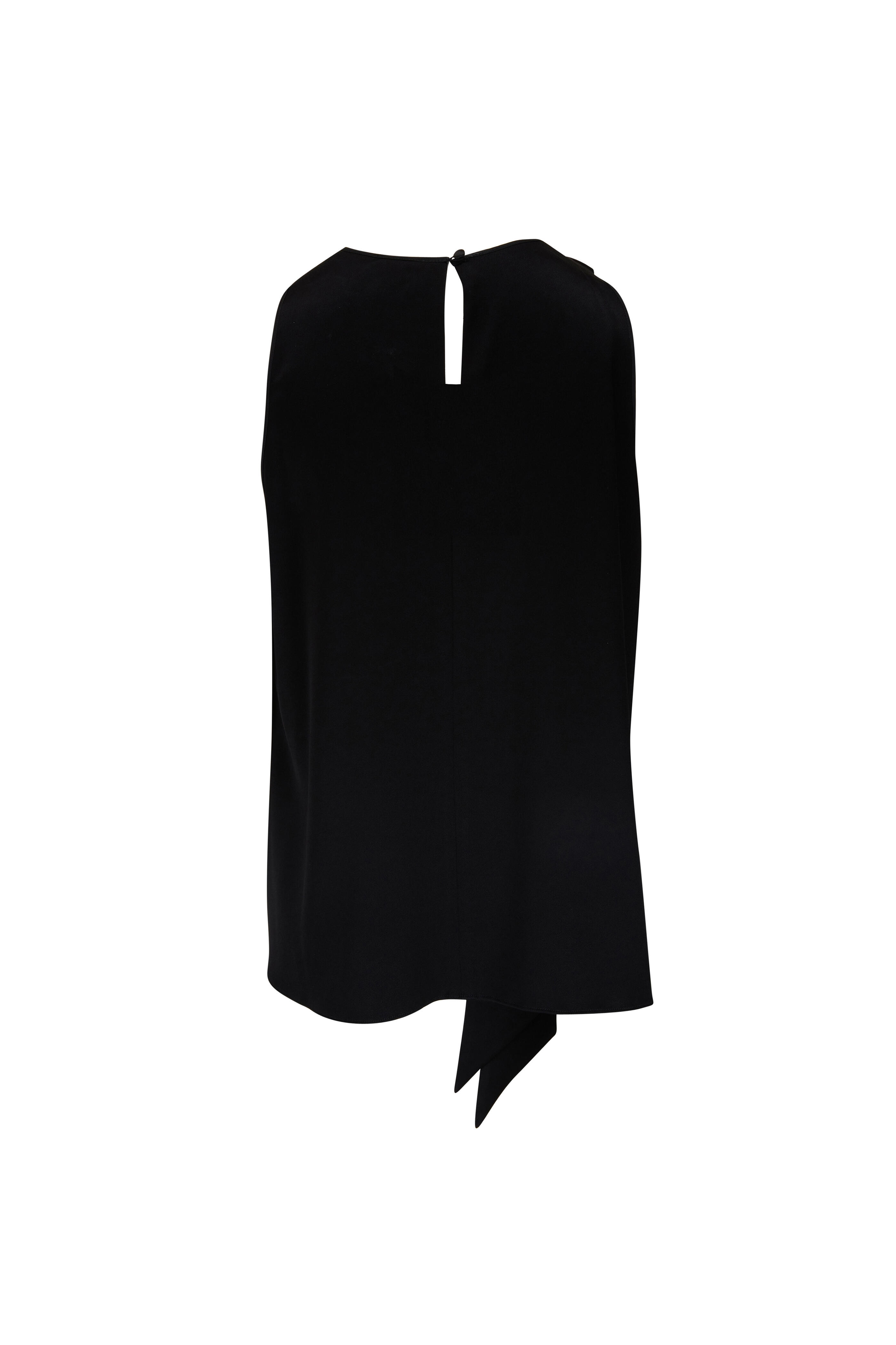 KZ_K Studio - Core Black Asymmetric Wrap Top
