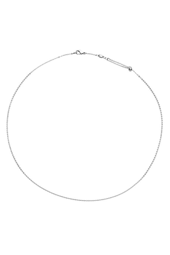 Paspaley 18k White Gold Adjustable Trace Chain