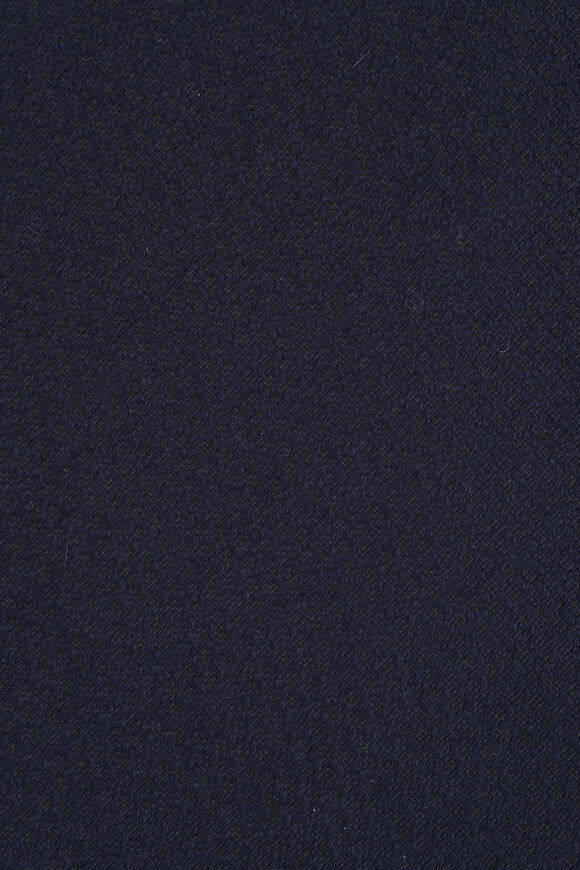 Brioni - Midnight Blue Jacquard Silk & Cashmere Necktie