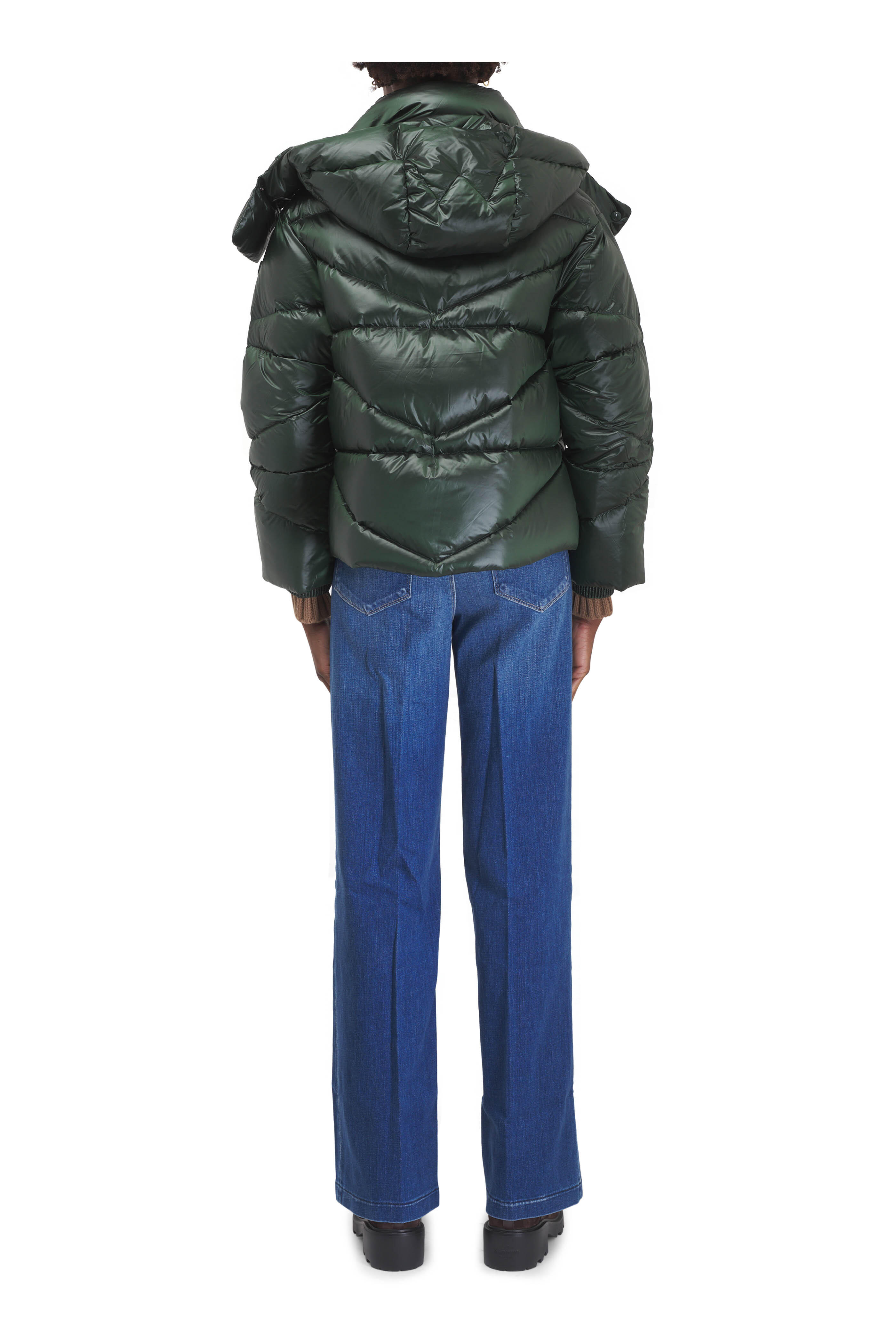 Bogner - Xally Dark Green Short Down Jacket