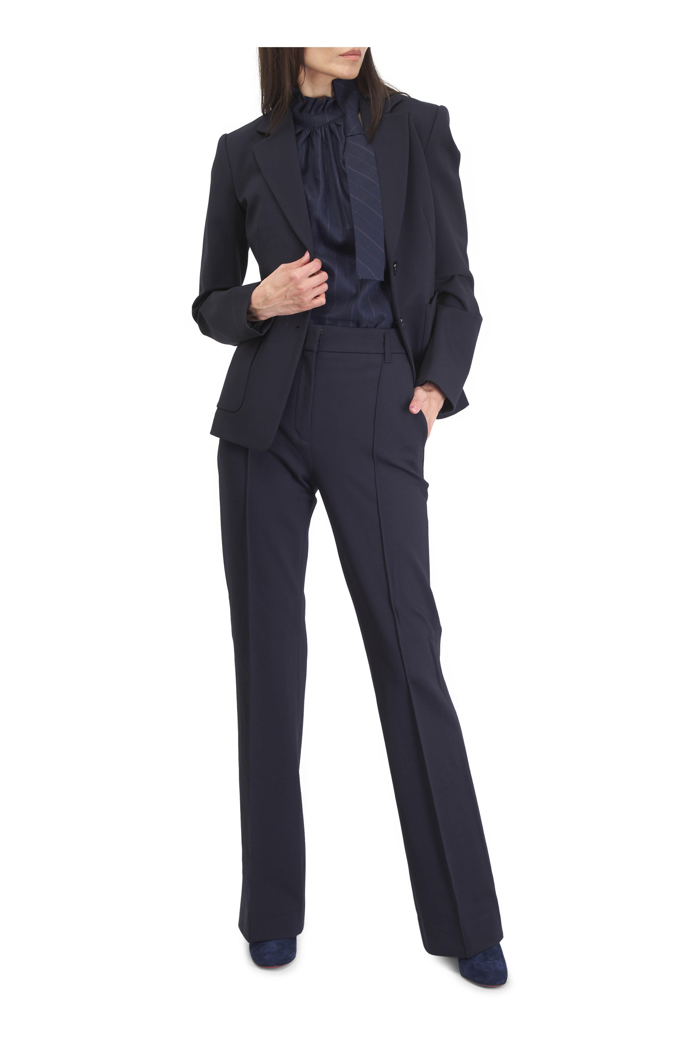 Dorothee Schumacher - Emotional Essence Dark Navy Wide Leg Pant