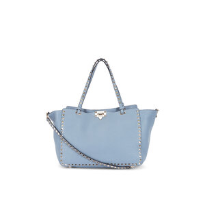 送料関税込◇VALENTINO Rockstud 2way トートバッグ VALENTINO GARAVANI ROCKSTUD SOFT LEATHER TOTE BAG