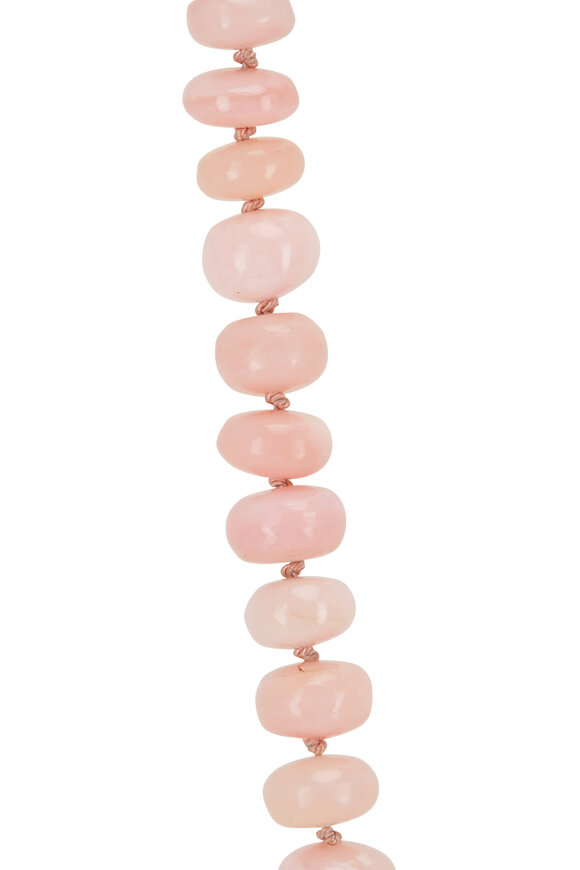 Tina Negri - Australian Pink Opal Necklace