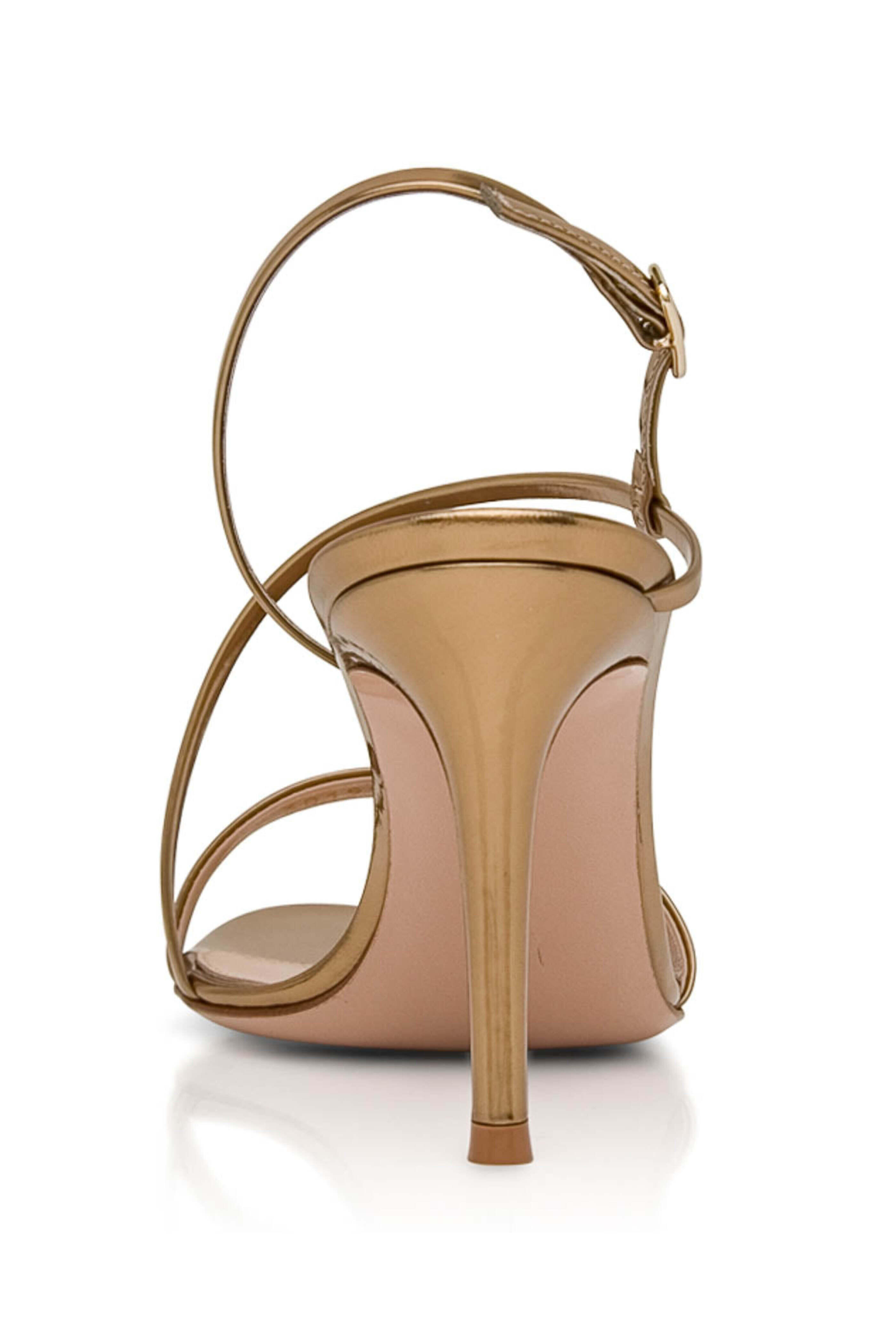 Gianvito Rossi - Manhattan Sandal in Mekong Gold