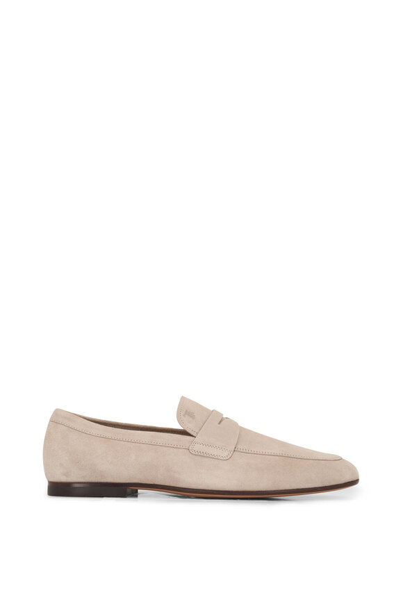 Tod's - Mastice Suede Penny Loafer 