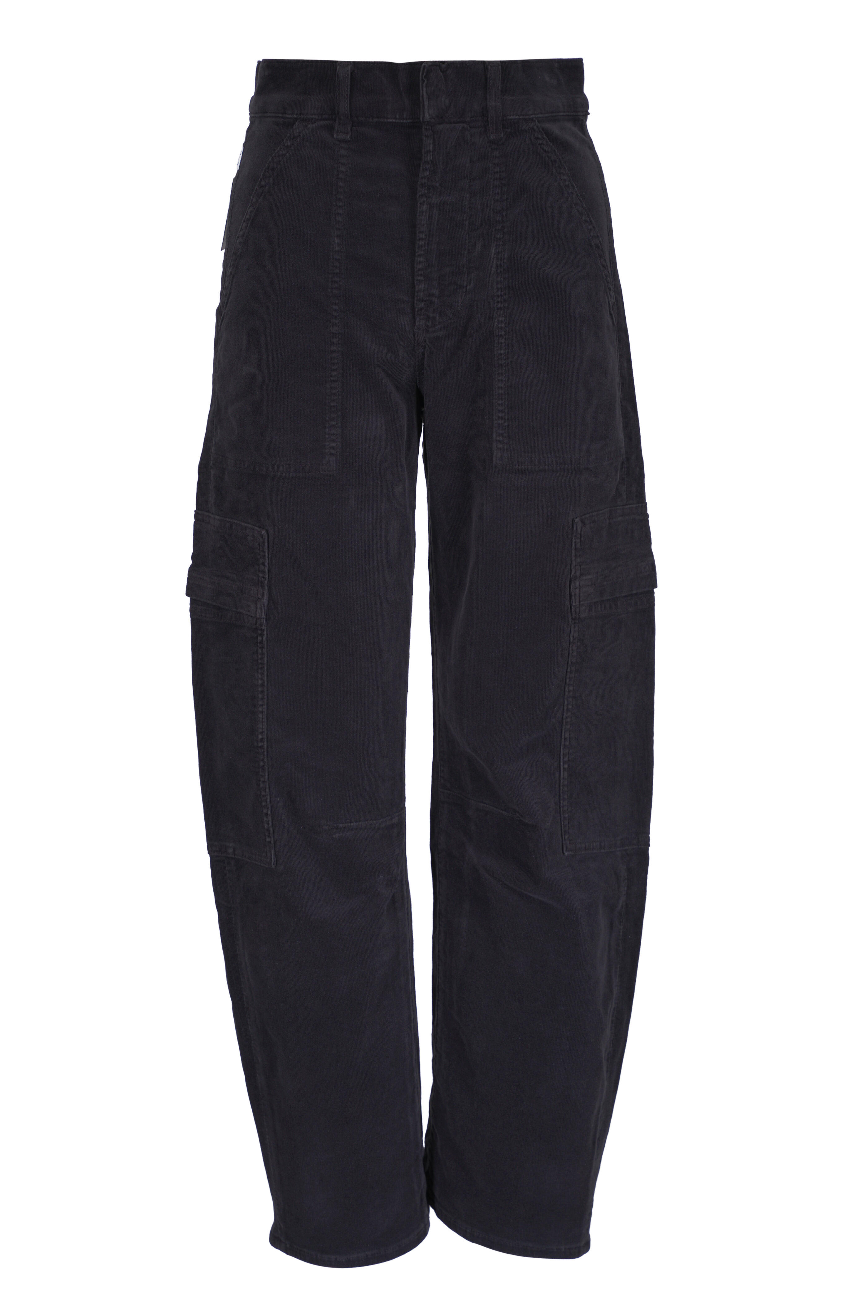 Citizens of Humanity - Marcelle Charcoal Low Slung Cargo Corduroy Pant