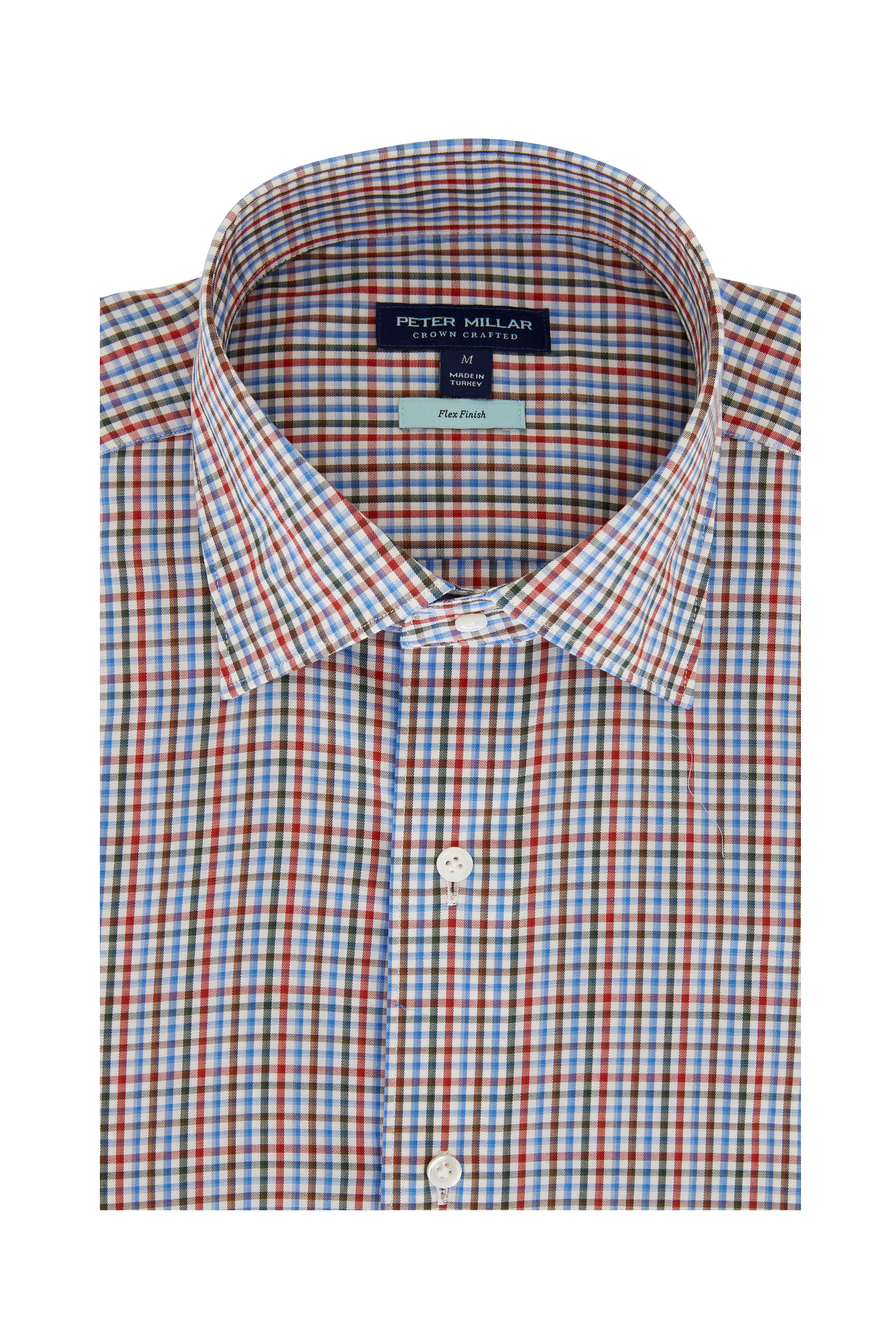 Peter Millar - Spice Vamp Check Cotton Sport Shirt