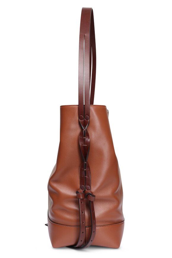 Marni Small Pod 2.0 Moca Leather Hobo Bag - view 3