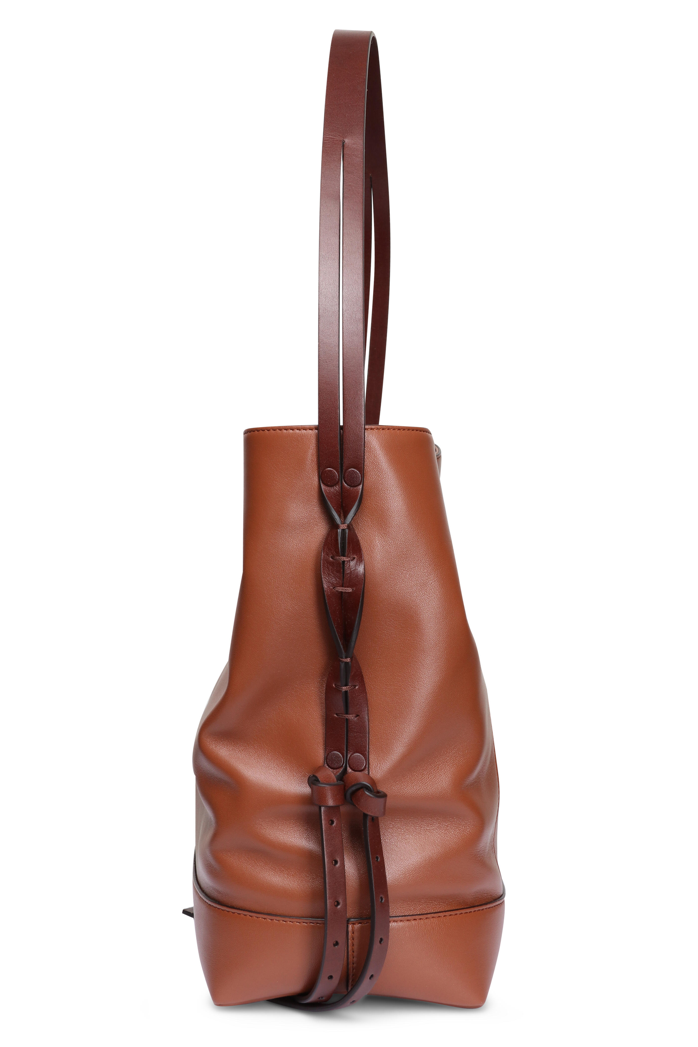 Marni - Small Pod 2.0 Moca Leather Hobo Bag