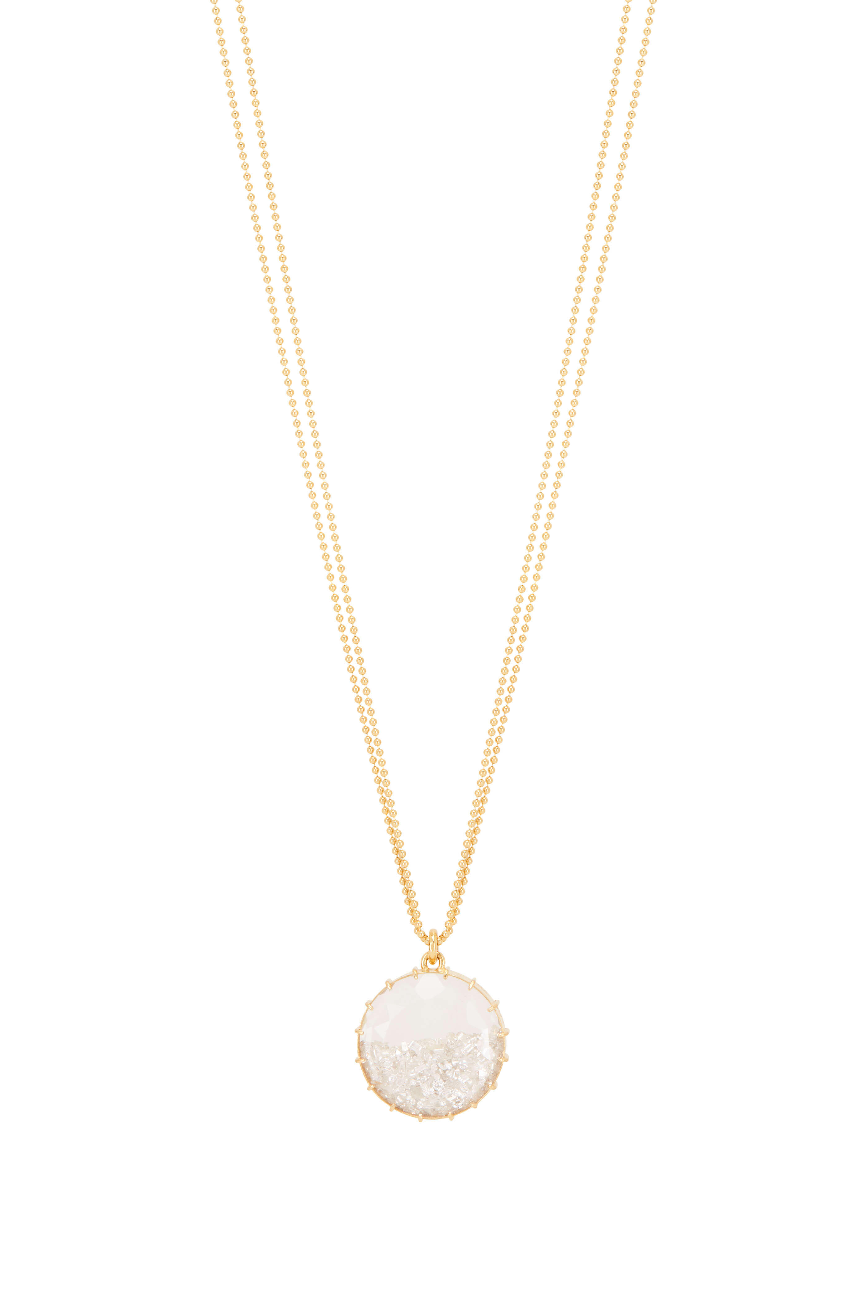 Renee Lewis - 2 Chain Diamond Shaker Necklace | Mitchell Stores