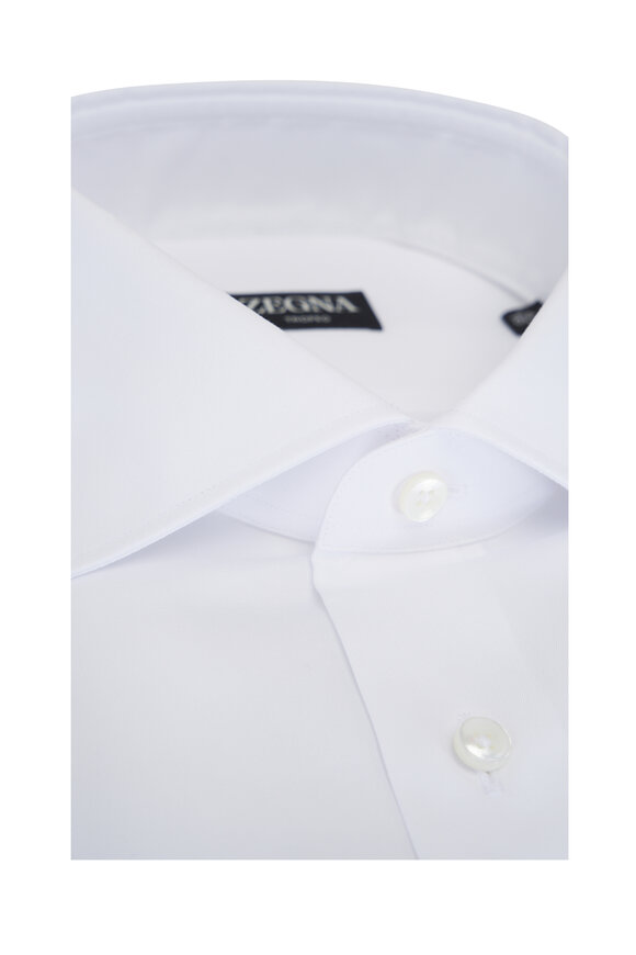 Zegna - Trofeo White Milano Dress Shirt