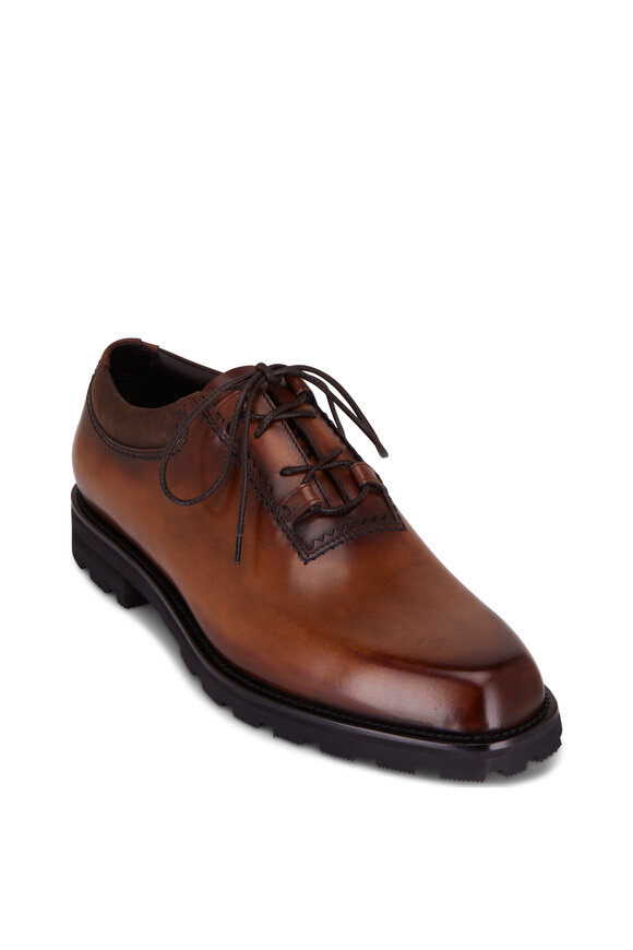 Berluti - Blake Deep Red Leather Single Monk Strap Shoe