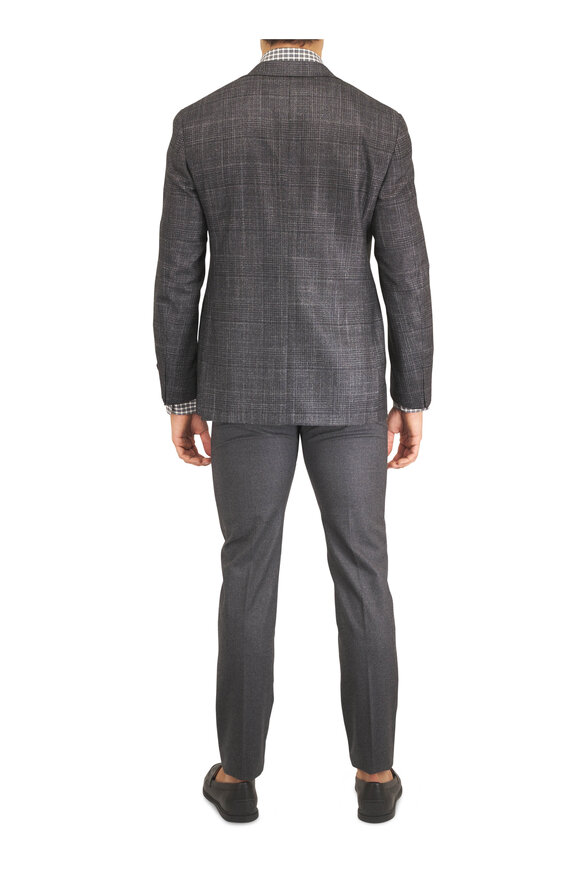 Marco Pescarolo Nerano Dark Gray Flannel Five Pocket Pant - view 4