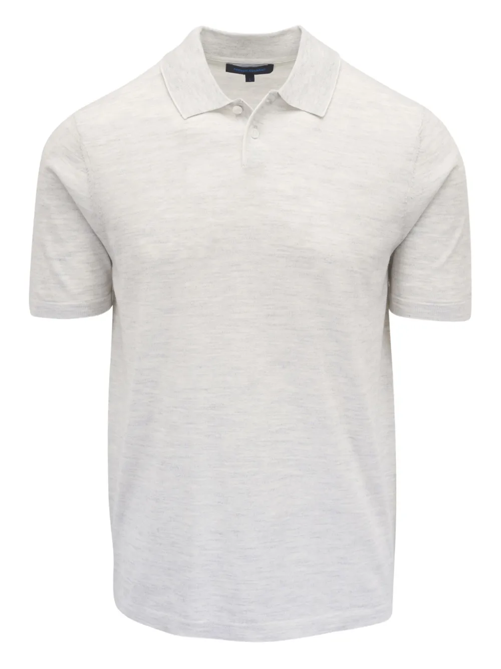 Patrick Assaraf - Light Gray & White Tipped Polo
