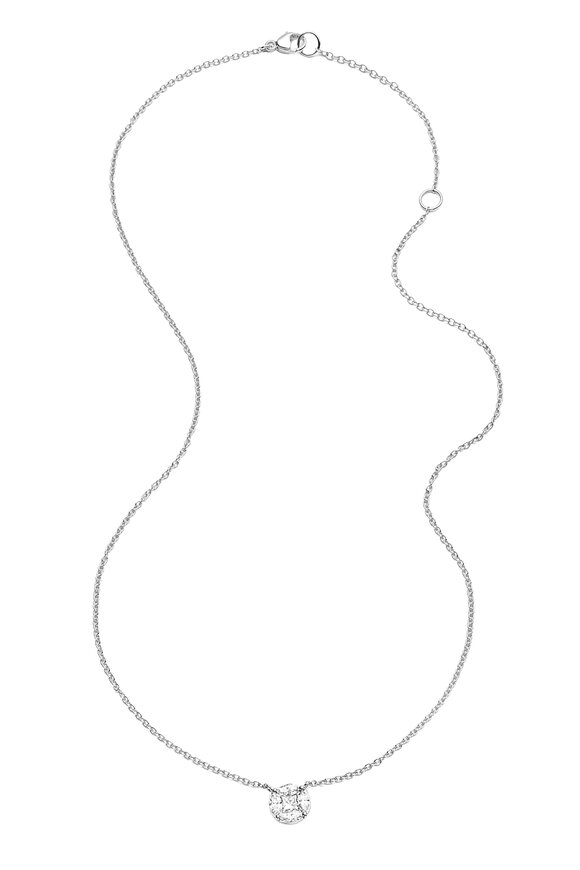 Nam Cho 18k Diamond Solitaire Pendant Necklace - view 1