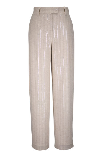 Missoni - Gold & Cream Metallic Pant | Mitchell Stores
