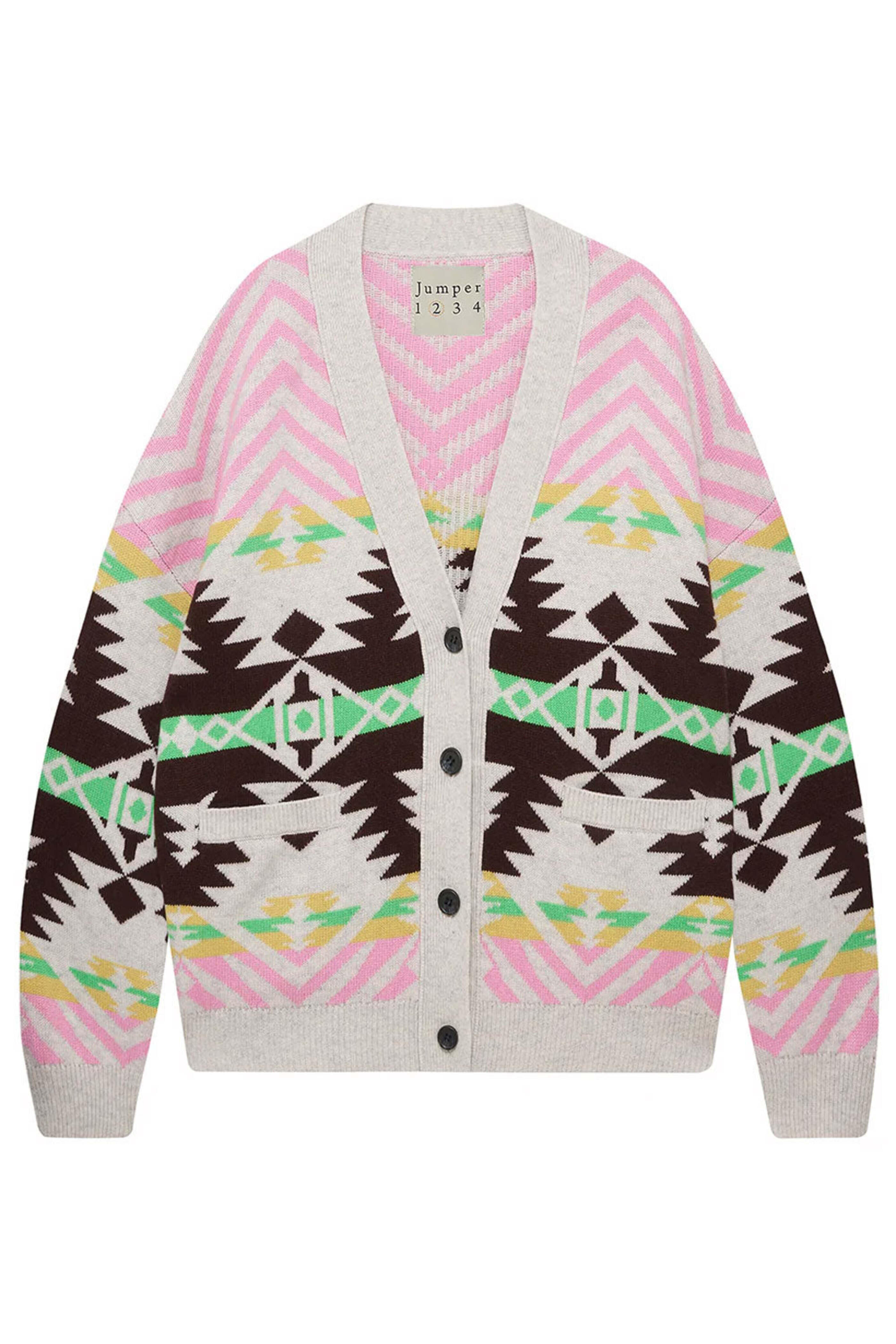 UNCLE’S CARDIGAN/Malachite Monet V-Neck Cardigan in Pine – Mint Julep