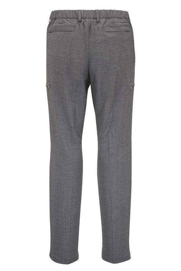 Marco Pescarolo Medium Gray Twill Wool Cargo Pant - view 3