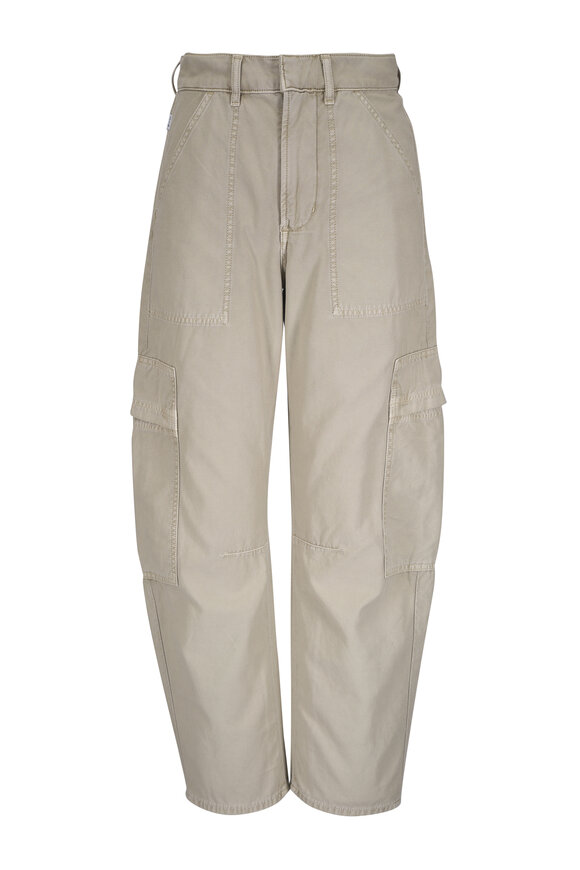 Citizens of Humanity Marcelle Light Brown Low Slung Easy Cargo Pant