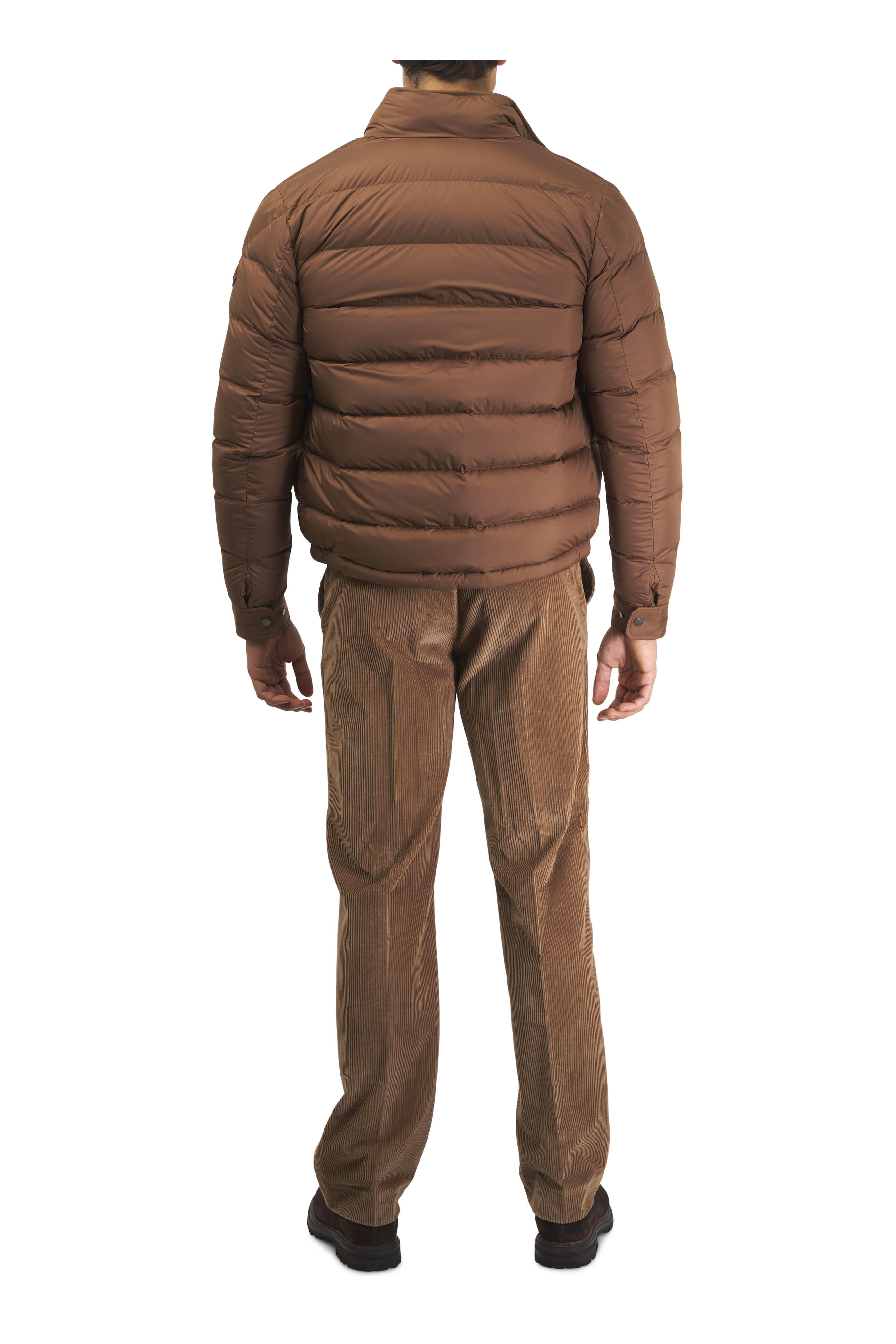 Moncler - Phrier Brown Quilted Down Jacket