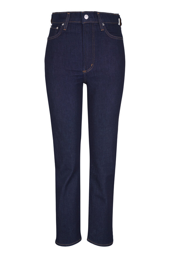 Citizens of Humanity Caia Dark Denim Straight Leg Five Pocket Pant - view 1
