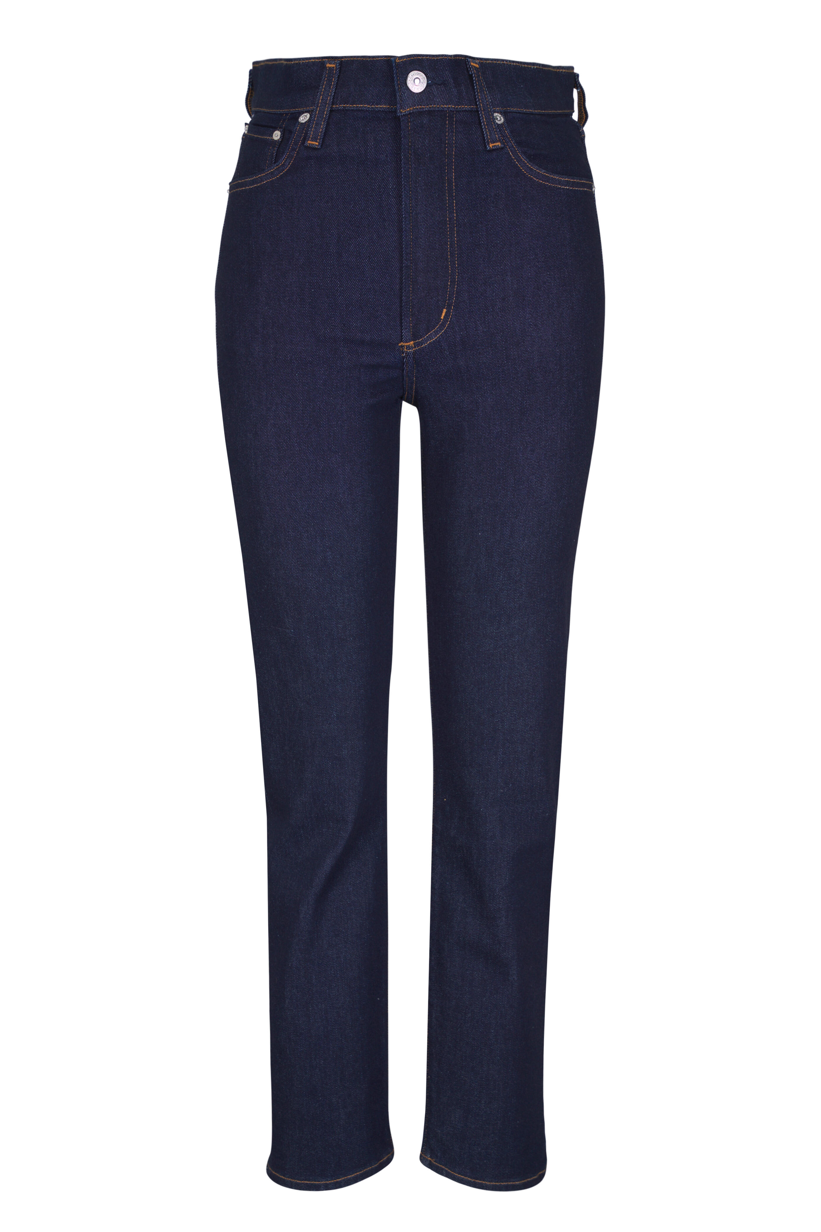 Citizens of Humanity - Caia Dark Denim Straight Leg Five Pocket Pant - view 1