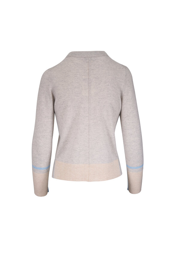 Kinross Colorplay Agate & Blue Cashmere Sweater - view 2