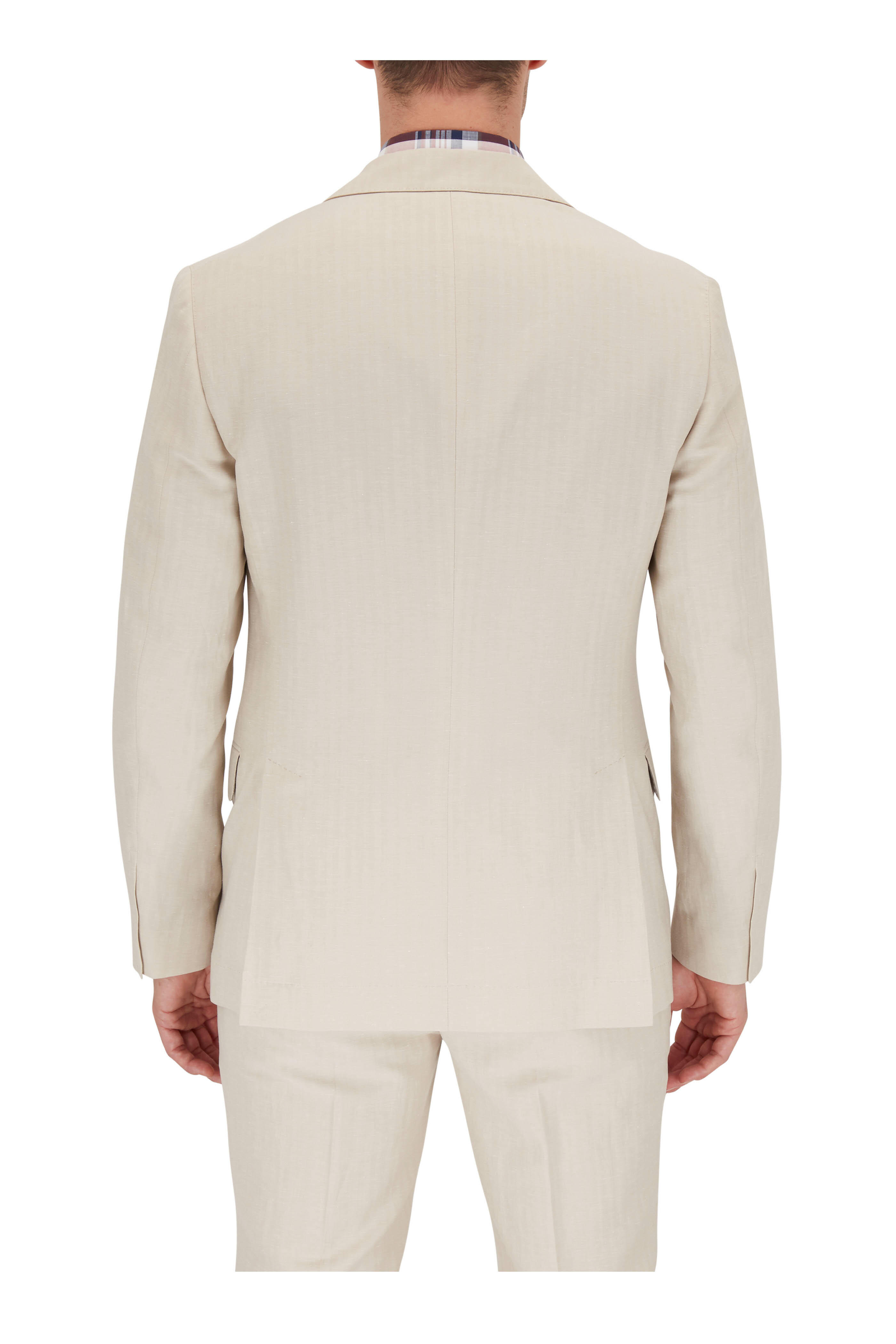 Brunello Cucinelli - Light Beige Linen, Silk & Cotton Suit