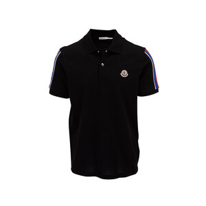 【着用1回】MONCLER 22SS POLO ブラック　xs 着用1回】MONCLER 22SS POLO ブラック xs 着用1回】MONCLER 22SS