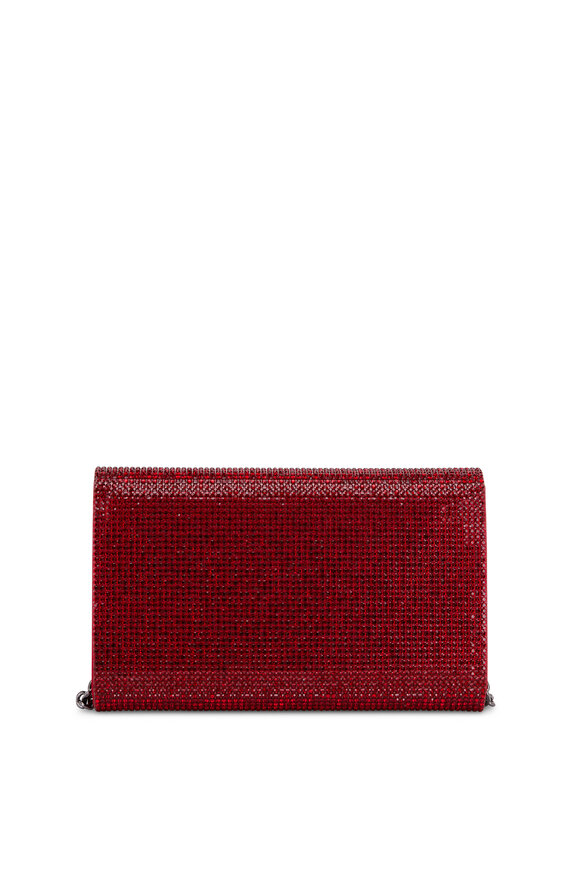 Judith Leiber Couture - Fizzoni Red Crystal Chain Clutch