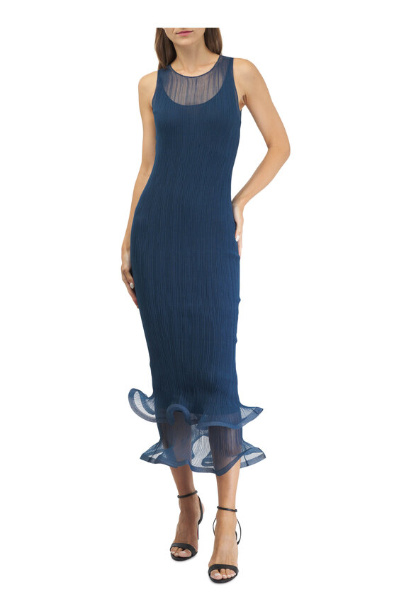 Jonathan Simkhai - Daniella Celestial Blue Midi Dress