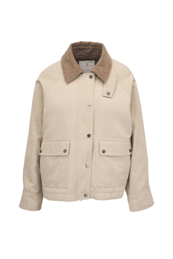 Brunello Cucinelli - Barn Linen Canvas & Cotton Outerwear Jacket