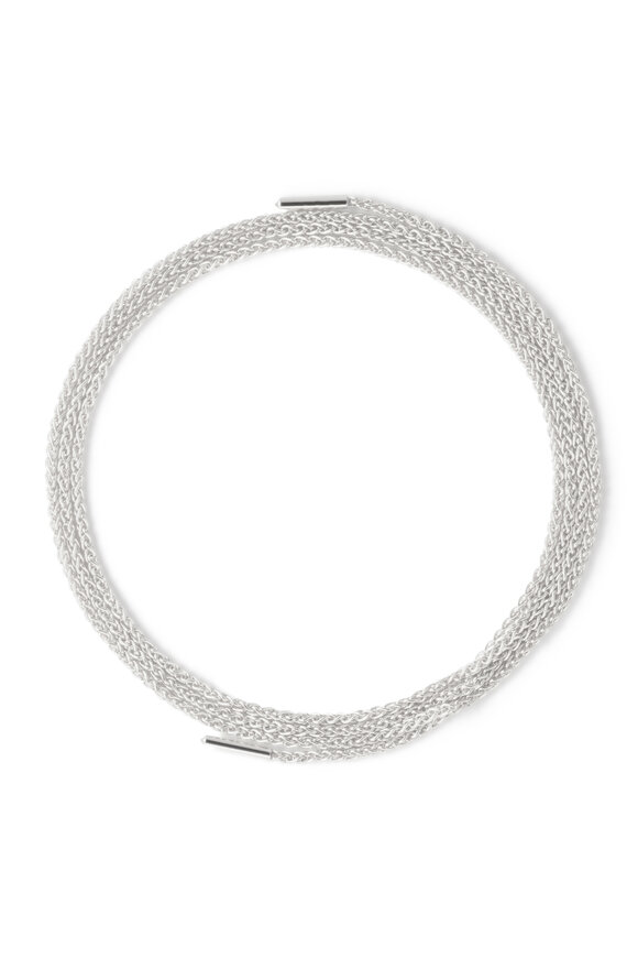 Nouvel Heritage GM White Gold Chain Necklace