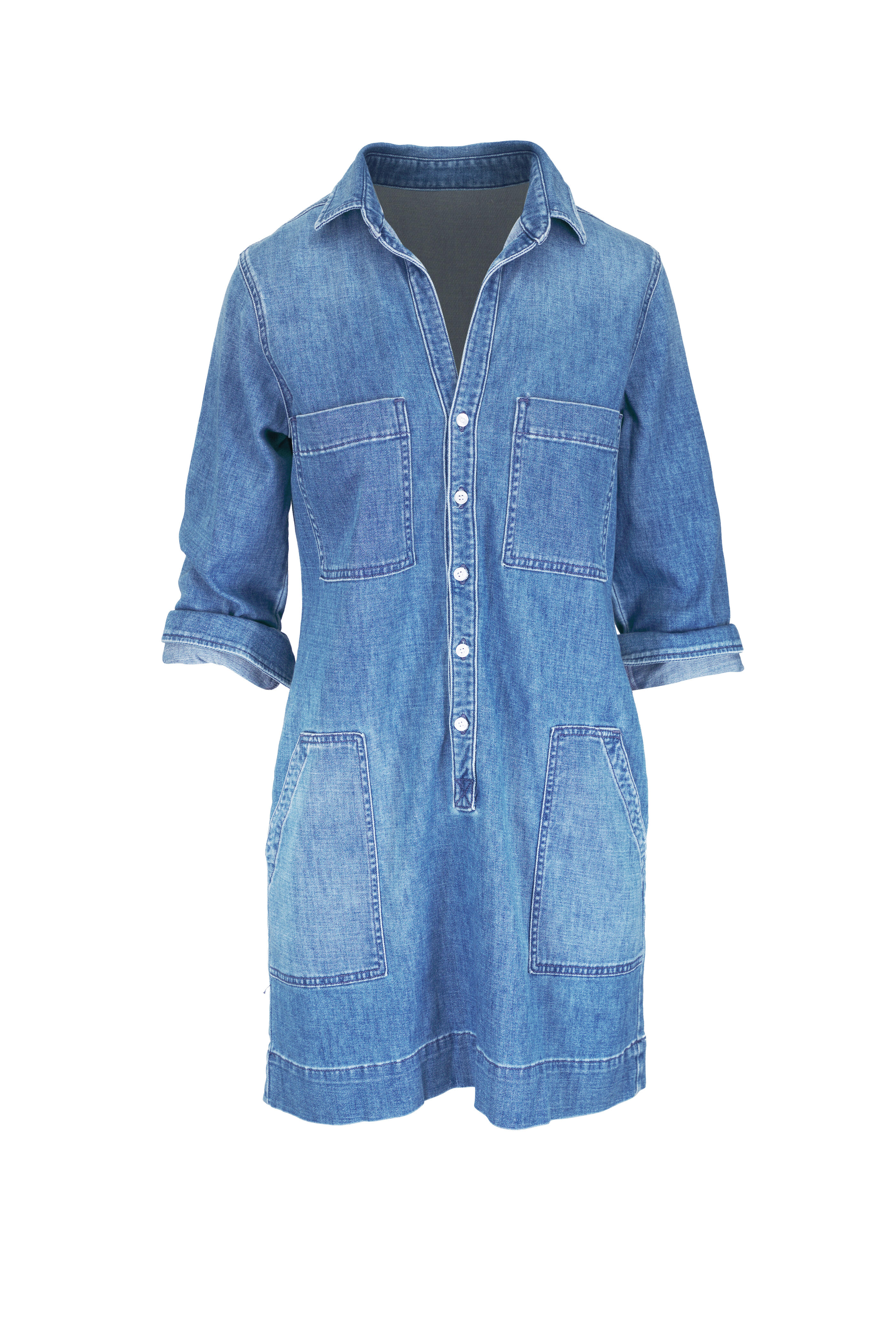Frank & Eileen - Southern Ireland Light Denim Utility Dress