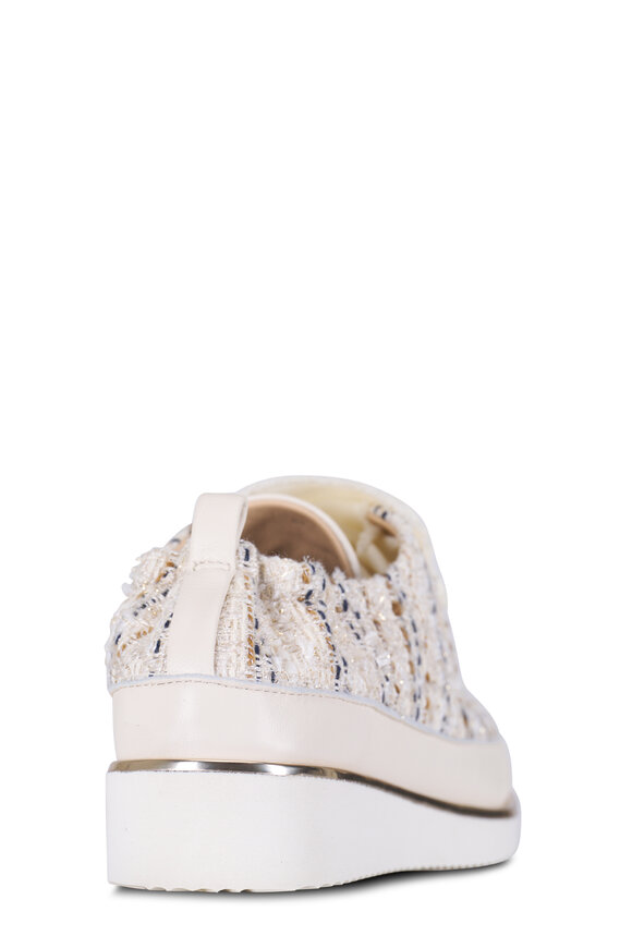 Ron White - Novella Multicolor Bouclé Lace-Up Sneaker