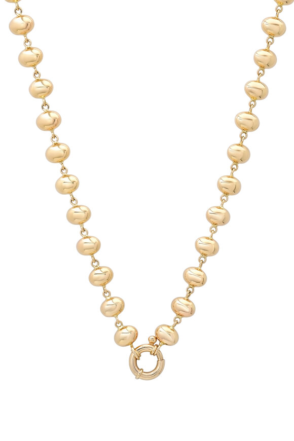 Helena Rose 14k Yellow Gold Bubble Link Chain