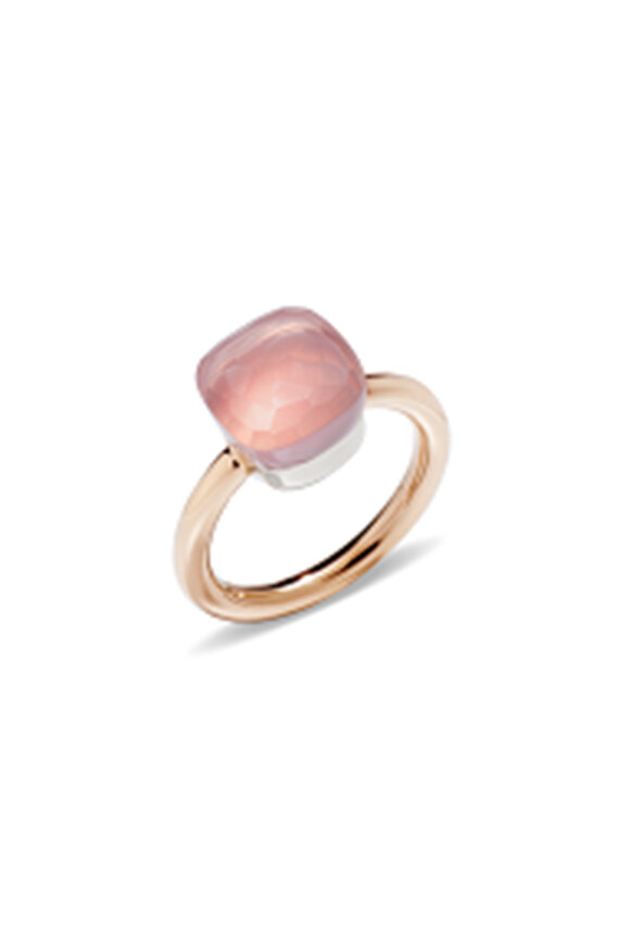 Pomellato Nudo Classic Pink Quartz Ring