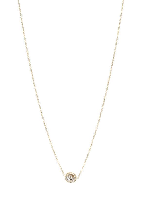 Renee Lewis Antique Yellow Diamond Necklace - view 1