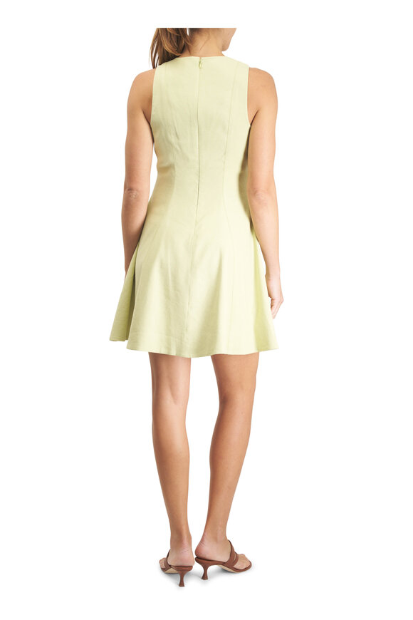 Veronica Beard Steiner Pistachio Twill Mini Dress - view 4