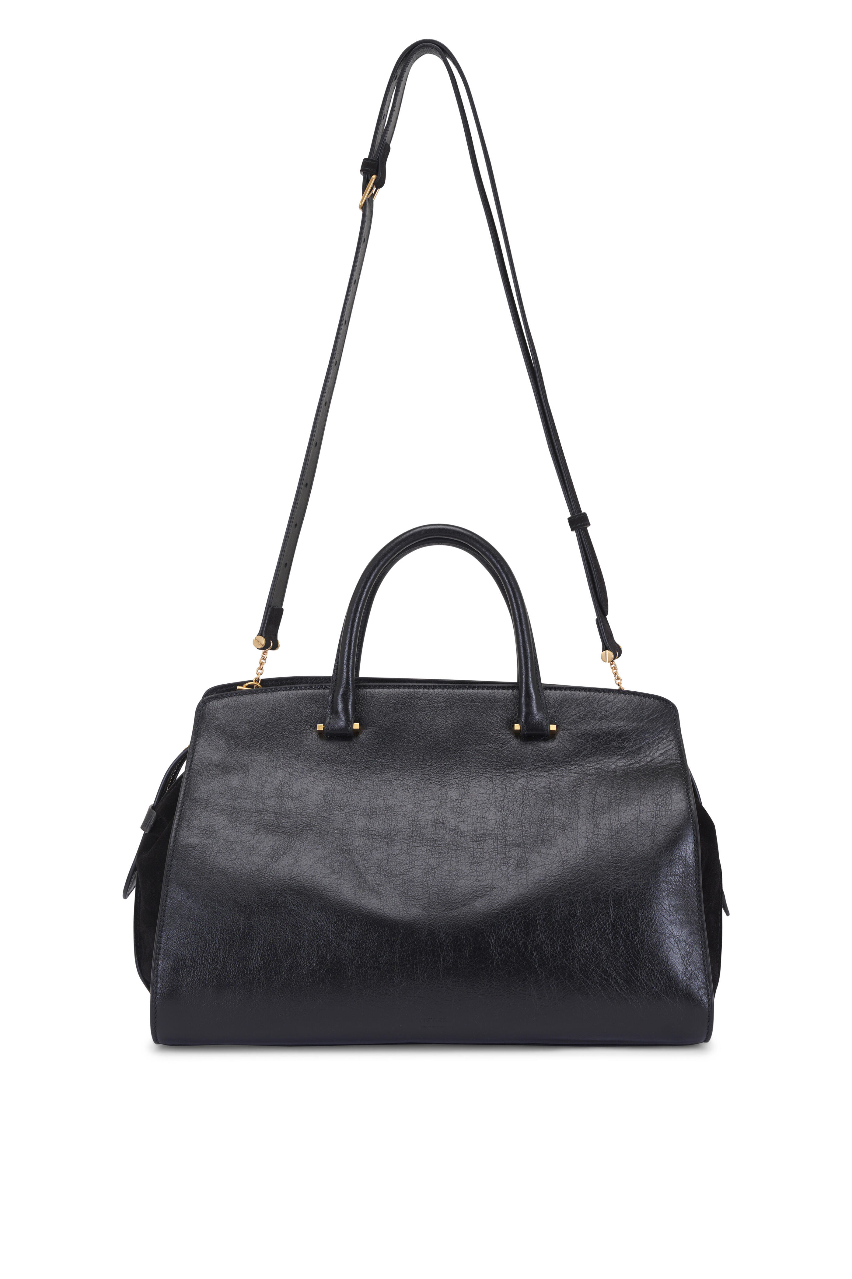 Métier - Private Eye Elvis Black Leather Satchel