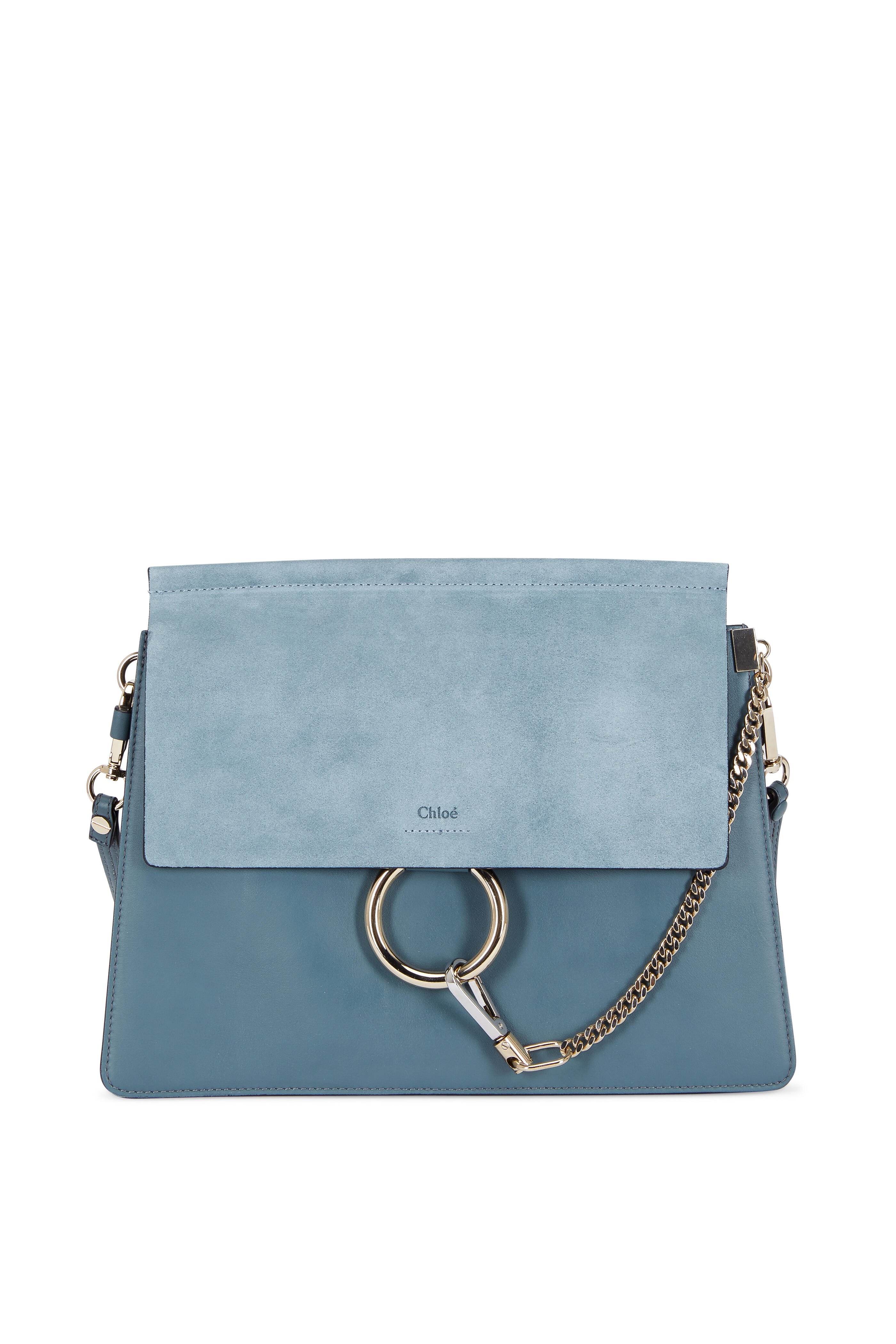 Chloé small Faye shoulder bag blue