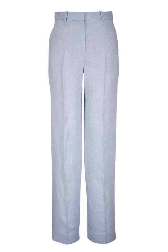 Loro Piana Goldie Light Blue Linen Pant