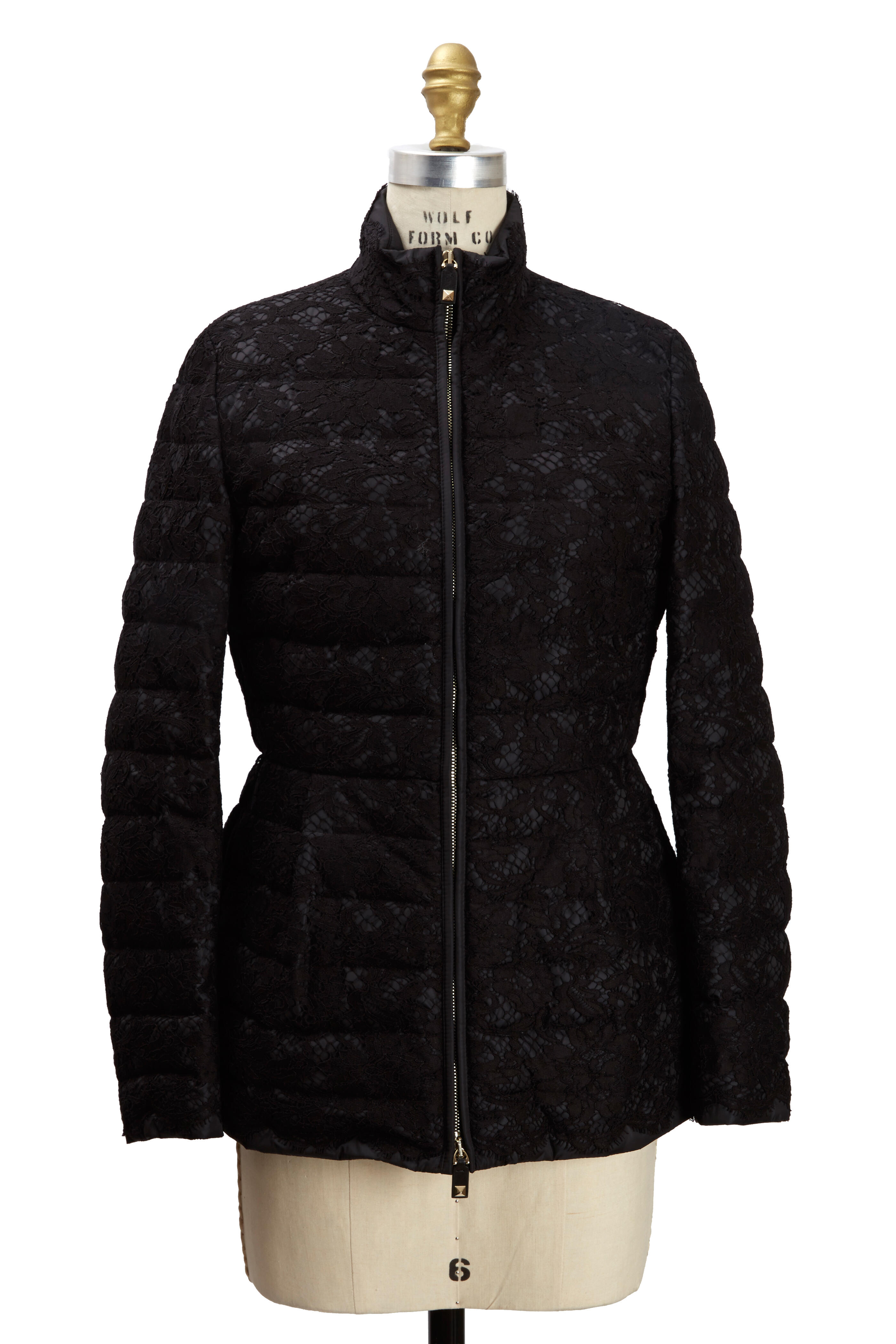 Valentino - Black Long Sleeve Lace Jacket