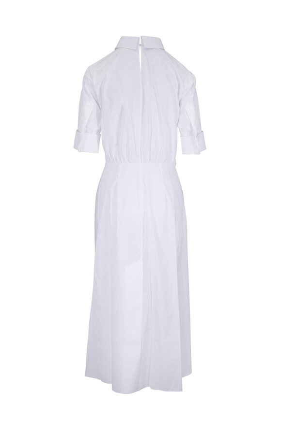Marni Chemisier White Cotton Midi Dress - view 3