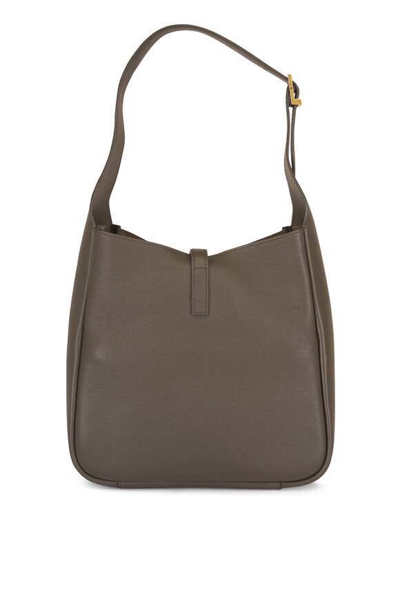 Saint Laurent Small Le 5 À 7 Light Musk Leather Hobo - view 3
