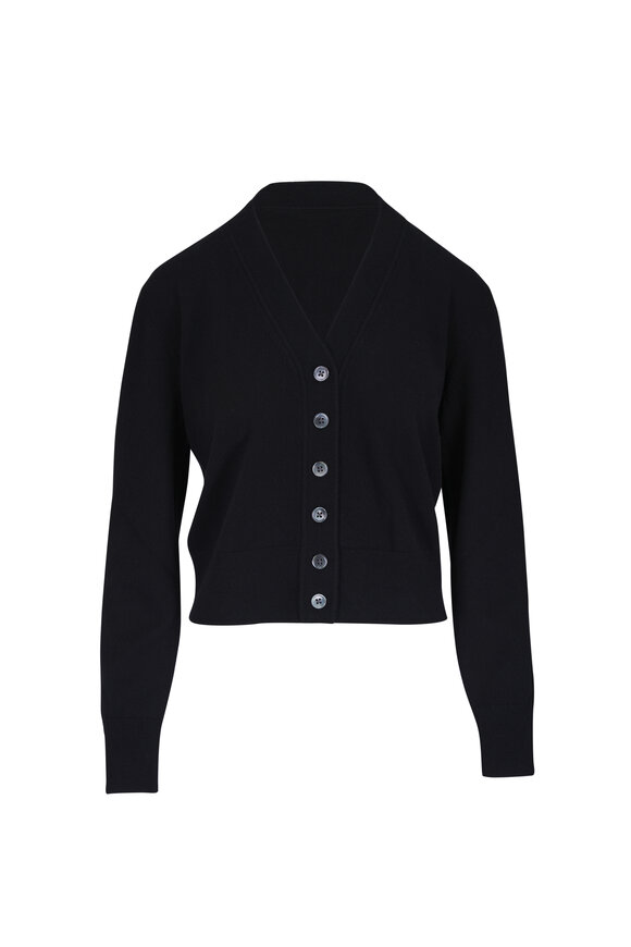 Michael Kors Collection Black Cashmere Cardigan - view 1